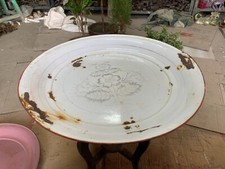 Vintage White Enamel Porcelain
