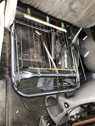 Drivers seat base runner - runner, up