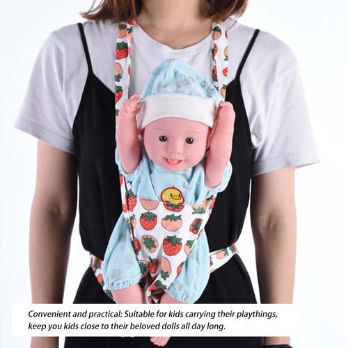 Cotton baby doll carrier - doll,