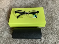 Stylish Black And Gold Frame Prada Prescription Glasses