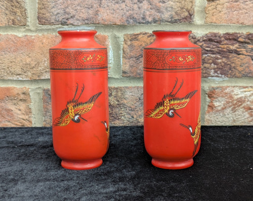 Pair rare shelley - art, deco