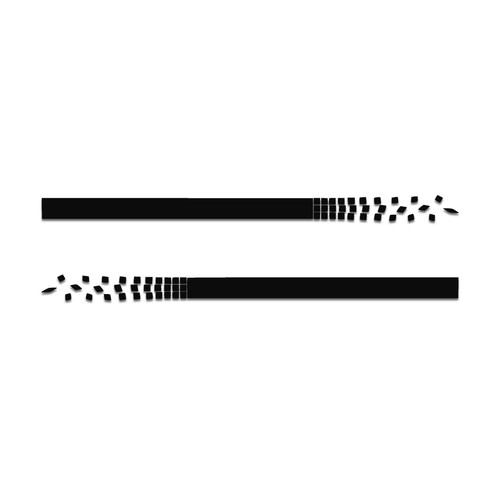 Side stripe lines stickers - stripe,