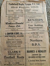 VINTAGE CASTLEFORD V BRADFORD