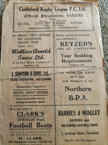 Vintage castleford bradford - vintage,