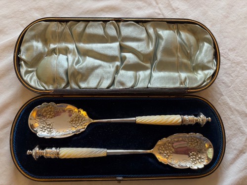 Antique victorian cased silver - antique,