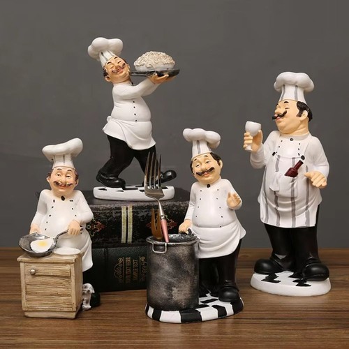 Chef figurine restaurant - chef,
