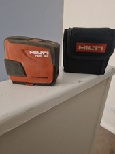 Hilti PML42 Red Cross line laser and case.