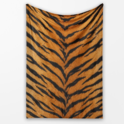 Tiger print blanket wild - tiger,