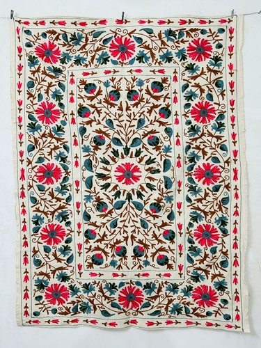Handmade suzani bedspread - handmade,