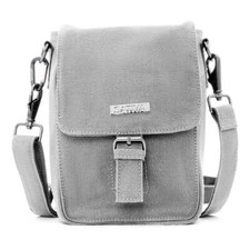 Hemp Eco Gorgeous Shoulder Bag by Sativa Bags-Light Grey