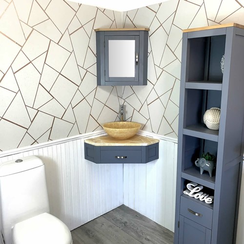 Bathroom vanity unit corner - unit,