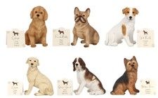 Dog Statue Ornament Figurine Spaniel Bulldog Cockapoo Labrador Terrier Resin