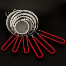 Handle Kitchen Various Stainless Steel Seive Fine Mesh Tea Strainer Sifter