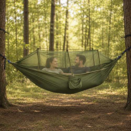 Double person camping hammock - double,