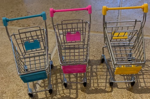 Toy shopping trolleys - shopping,