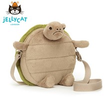  Jellycat Timmy Turtle Shoulder Bag,26cm Rare Plush Collectible - NWT & Dust Bag