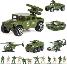 18PC Diecast Military Vehicle