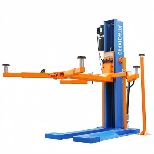 6600lb single post car lift - post,