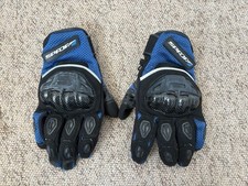 Spada MX-Air Motorcycle Gloves Medium Blue Used In Good Condition