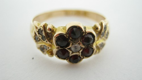 Antique 15ct gold garnet - 15ct,