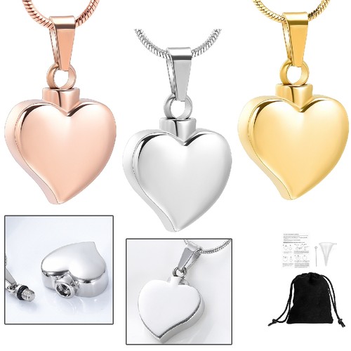 Small heart urn keepsake - small,