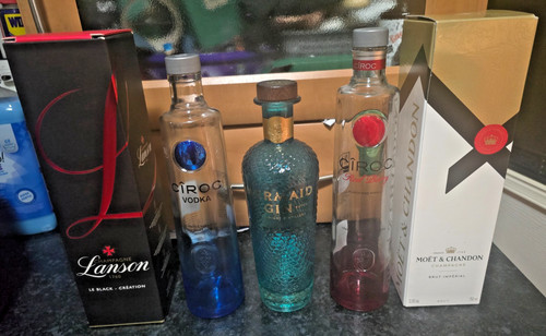 Empty champagne gin - 5, x