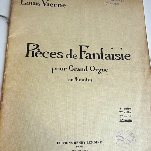 Louis vierne pièces - vierne, de