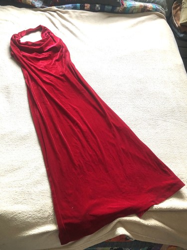 Zara red velvet dress - zara,