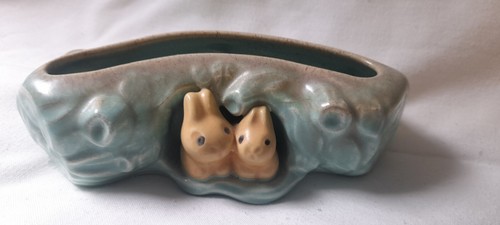 Small pottery planter log - small,