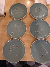 Vintage Royal Doulton Spindrift 6 x Tea Plates D6466 21cm
