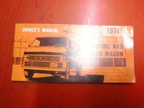 1971 ford econoline club wagon - ford,