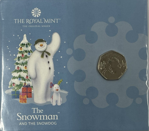 2022 50p snowman fifty pence - -,