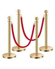 Uimoso 4Pcs Gold Stanchion