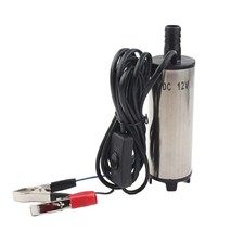 Silver Electric Submersible Transfer Pump Fuel Diesel Water Oil Pump New