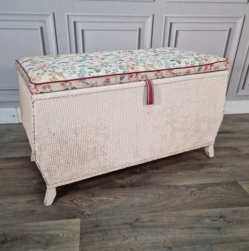Vintage ottoman storage chest - ottoman,