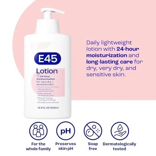 E45 moisturising lotion 500 - lotion, ml