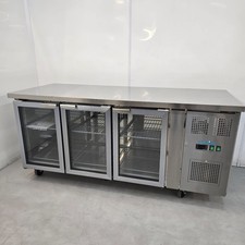 Counter fridge triple door - counter,