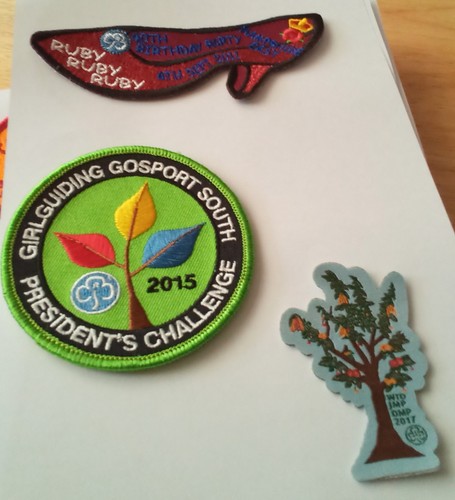 Girlguiding badges