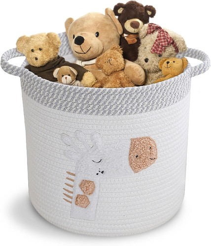 Woven rope storage basket toy - basket,,