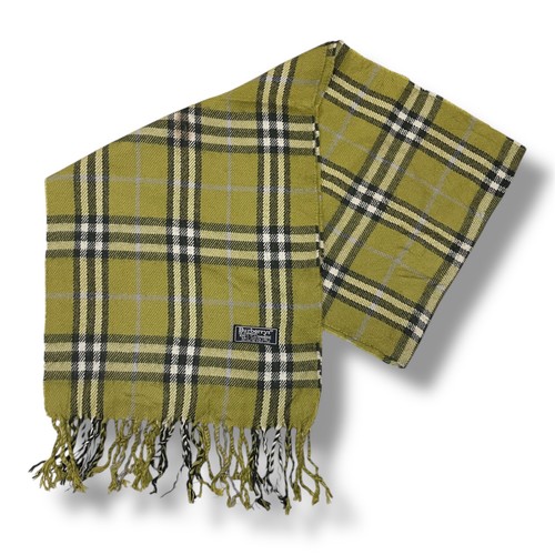 Burberry scarf green check - scarf,