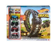 Hot Wheels Monster Trucks Epic Loop Challenge Play Set +8 Hot Wheels Vehicles