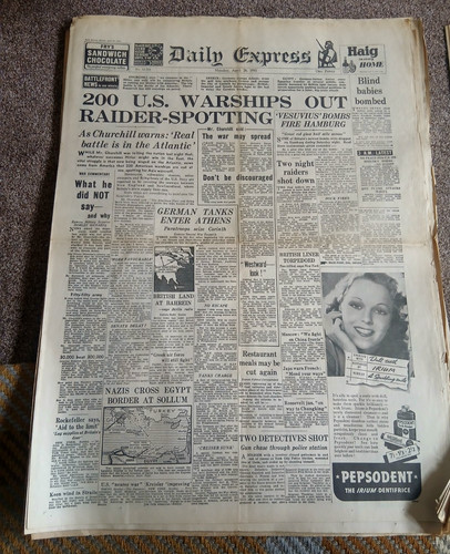 Daily express monday april - monday, 28