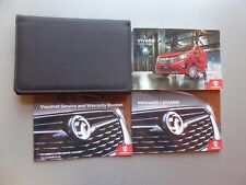 VAUXHALL VIVARO 2014-2018 HANDBOOK OWNERS MANUAL BLANK SERVICE BOOK PRINT 2018