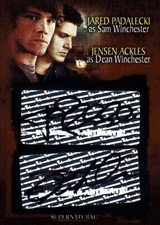Supernatural Season 3 Jensen Ackles & Jared Padalecki SD1 Dual Autograph Card