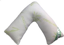 Bamboo V Shaped Pillow Memory