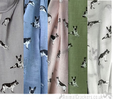 German Shepherd print cotton