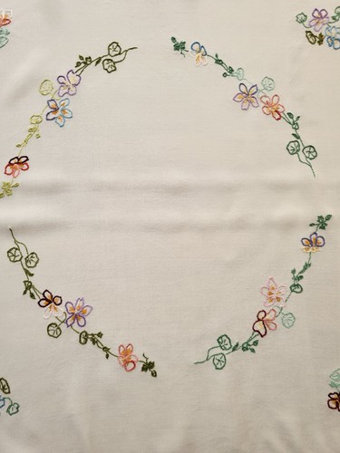 Vintage hand embroidered - hand,