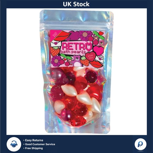 Retro 90s bath pearls pink - pink, mix