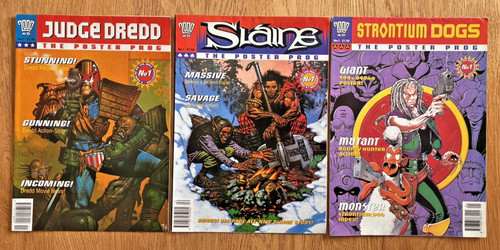 2000ad the poster progs - progs, x3