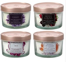 Essential Oil Candles In Glass Jars Rose Collection Choose Your Scent - Luxury's